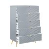 ACME Gaines Chest, Gray High Gloss Finish BD01044