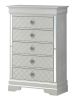 Glory Furniture Verona G6700-CH Chest , Silver Champagne