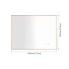 32x 24 Inch LED Mirror Bathroom Vanity Mirror with Back Light;  Wall Mount Anti-Fog Memory Large Adjustable Vanity Mirror