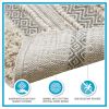 Asher Woven Texture Stripe Bath Rug