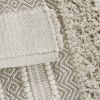 Asher Woven Texture Stripe Bath Rug