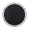 D31.5x0.5" Theodor Mirror with industrial design Round Mirror with Metal Frame for Wall Decor & Entryway Console Lean Against Wall