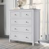 5 Drawers Solid Wood Chest in White(OLD SKU:WF288863AAW)