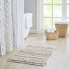 Asher Woven Texture Stripe Bath Rug