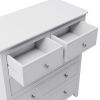 5 Drawers Solid Wood Chest in White(OLD SKU:WF288863AAW)