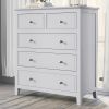 5 Drawers Solid Wood Chest in White(OLD SKU:WF288863AAW)