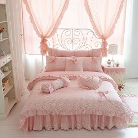 Lace Bed Skirt Set Of Four (Option: Cherry-1.5x2threesets1.2)