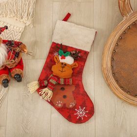 Christmas Decoration Pendant Gift Bag (Option: Elk Style)