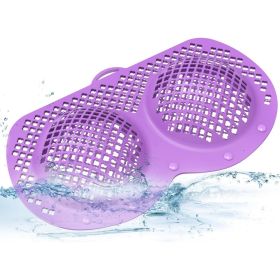 Underwear Washing Bag For Washing Machine Anti Deformation Bra Bag Silicone Washing Bag Bra Washing Bag Washing Net Bag (Color: PURPLE)