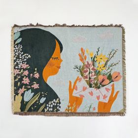 Spring And Autumn Retro Affordable Luxury Style Four Seasons Blanket (Option: Miss-130x160cm)