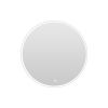 24 in. Round Wall-Mounted Dimmable LED Bathroom Vanity Mirror with Defogger and Bluetooth Music Speaker