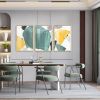Framed Canvas Wall ArtOil Paintings Impressionism Aesthetic Prints Canvas Paintings for Living Room Bedroom Office Home; 3 Panels