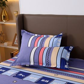 Boutique Aloe Cotton Pillowcase Pastoral Style Sanding Craft Four Seasons Universal (Option: Family Portrait-48x74cm Two Quilt Covers)