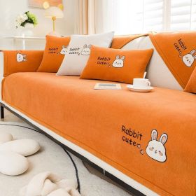 Simple Modern Sofa Cover Cushion (Option: Bright Orange-30X50 Sets Without Core)