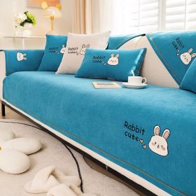 Simple Modern Sofa Cover Cushion (Option: Royal Blue-30X50 Sets Without Core)