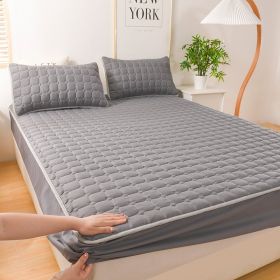 Waterproof Bedspread Protective Dust Cover (Option: Gray-180x200cm 30cm)