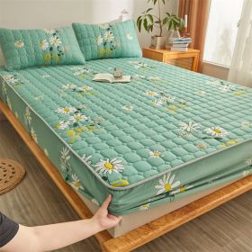 Waterproof Bedspread Protective Dust Cover (Option: Chrysanthemum Blooming-180x200cm 30cm)